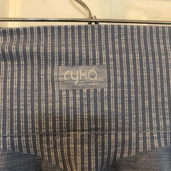 Ryka Compression Leggings Womens Lt. blue Nylon Blend Performance Contouring XL - Picture 6 of 12